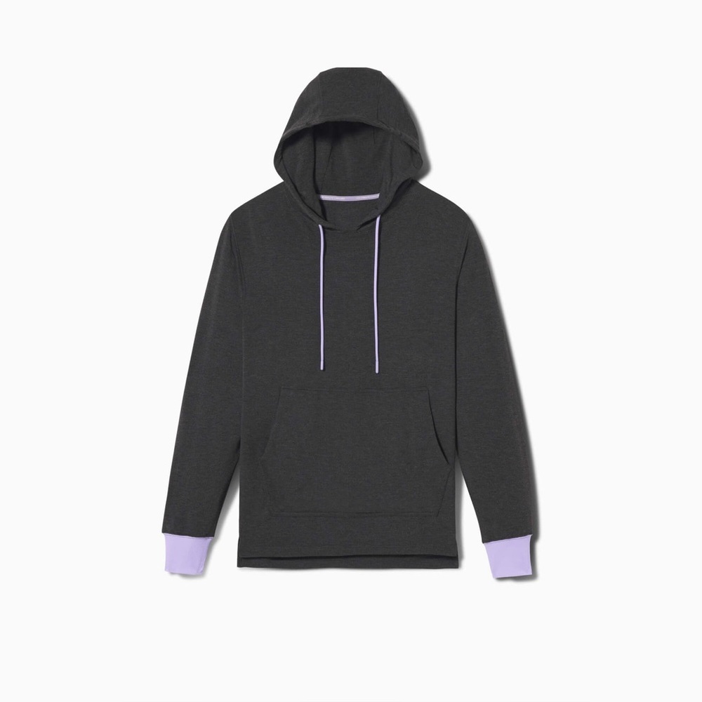 Jambys Unisex Lightweight House Hoodie in Grey/Lavender Size S